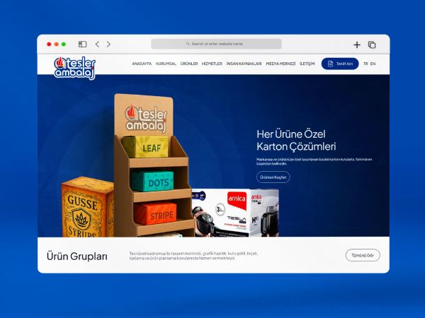 Ateşler Ambalaj’ın Yenilenen Kurumsal İnternet Sitesi Yayında!